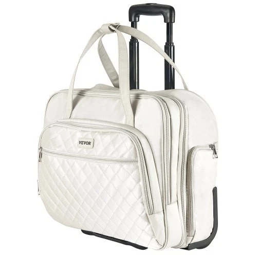 VEVOR Rolling Laptop Bag,Fits Up to 15.6 Inch Laptop,Wheeled Briefcase,Roller Co