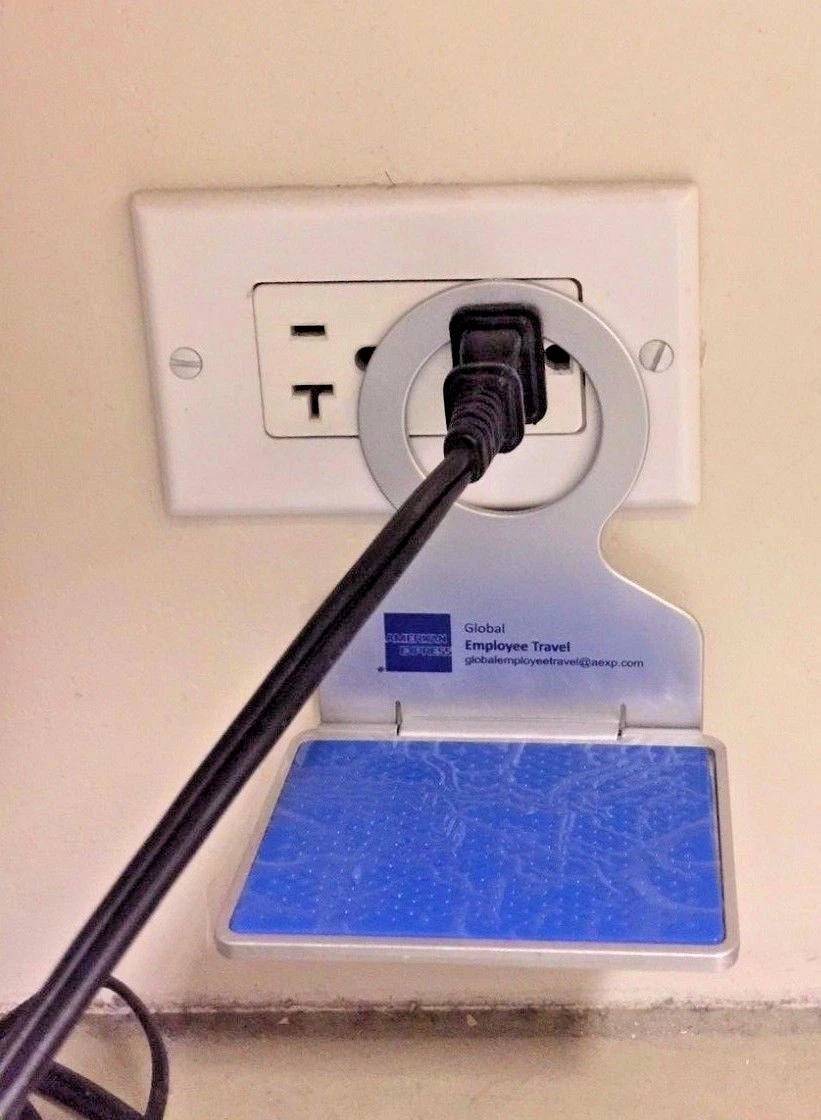 Wall Socket Platform to Hold Electronic Items Being Charged