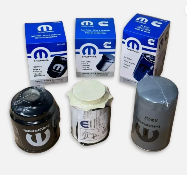 2013-2017 RAM 6.7L Cummins Turbo Diesel Fuel Filter Water Separator Set OEM