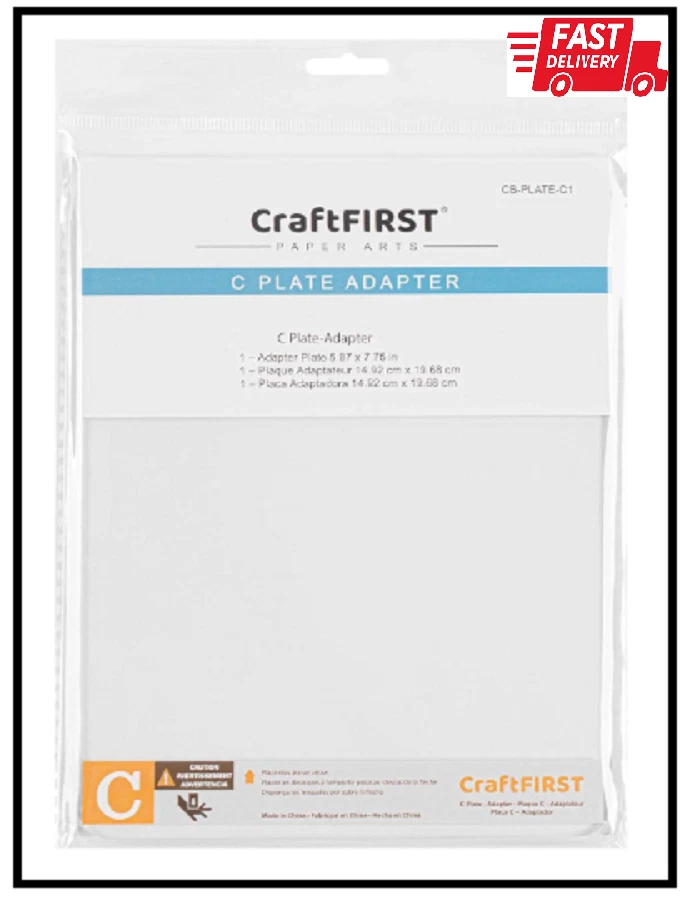 Share Plate C Compatible with Cuttlebug Die Cutting Machine 5.87X7.75″ 1 Plate