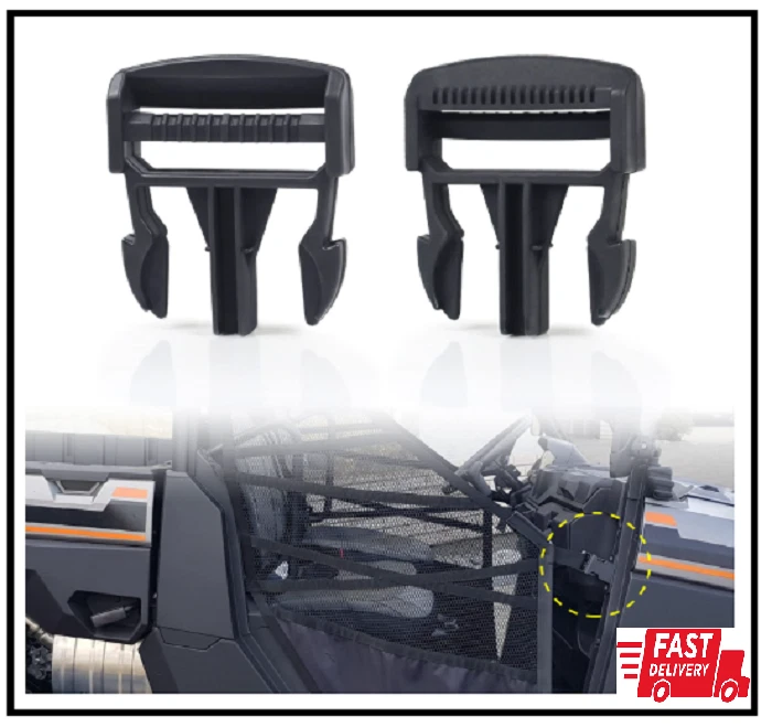 Pair Door Net Buckle Clip Compatible with Polaris Ranger Crew 900 1000 XP 2016-2